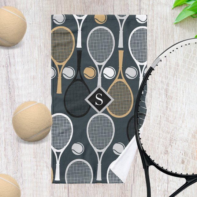 Tênis Rackets Monograma Toalha de Mão Esportiva (Criador carregado)