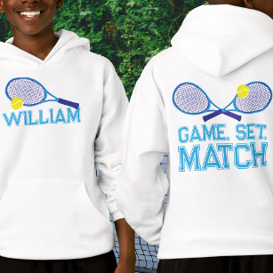 Tênis racquet e gráfico ciano azul-bola personaliz
