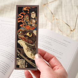 Tenjiku Tokubei Convoca Gigante Toad- Ukiyo-e