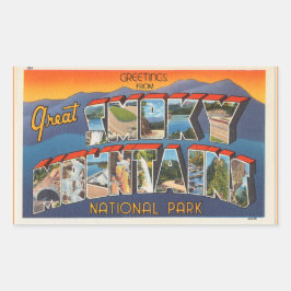 Tennessee, Folha de 4 Enfumaçados. Nat. Etiquetas