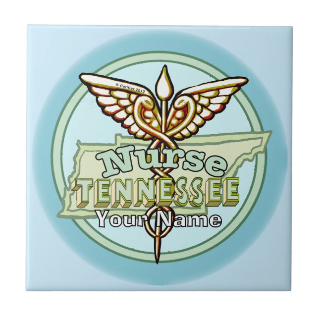Tennessee Nurse Caduceus (Frente)