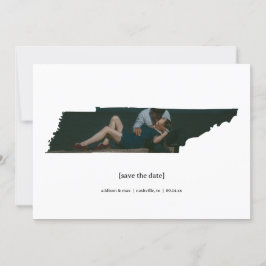 Tennessee Salve o Cartão com fotos de Data
