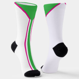 Tennis Socken , 90´s Farbschema, Retro, Neon 