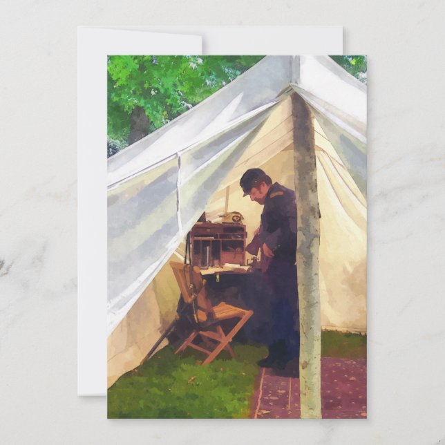 Tent do Oficial de Guerra Civil (Frente)