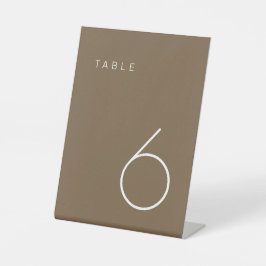 Tent Mesa Mínimo Moderno da Tabela Marrom Si