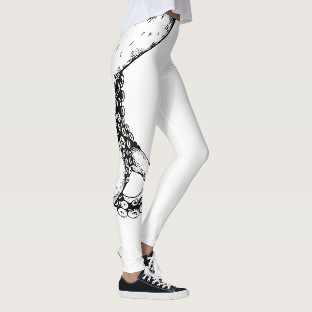 tentáculos de polvo em leggings brancas (Direita)
