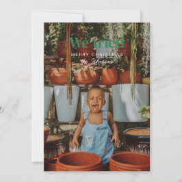 Tentamos Um Cartão De Férias De Natal Engraçado