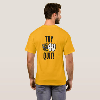 Tente Antes de Desistir Camiseta Motivacional Abel