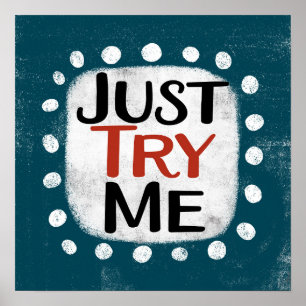 Tente-me Poster Wall Art