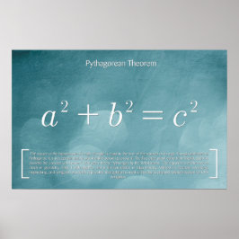 Teorema de Pitágoras - Poster de Matemática