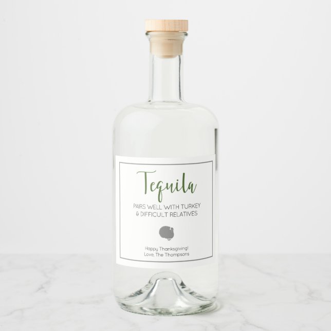 Tequila Pairs bem com parentes turcos difíceis (Frente)