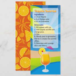 Tequila Sunrise Cocktail Convite