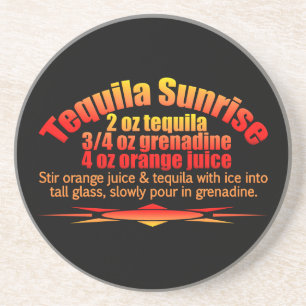 Tequila Sunrise porta copos