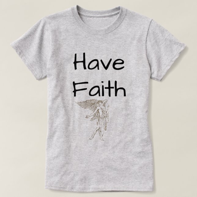 Ter Camisa T de Fé (Frente do Design)