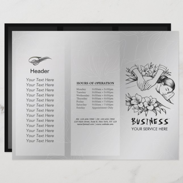 Terapêutica de Massagem Terapia Mãos Energia Spa B (Frente/Verso)