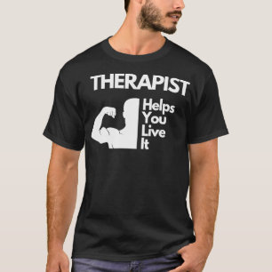 Terapista ajuda a vivê-la Camisa Terapia Física