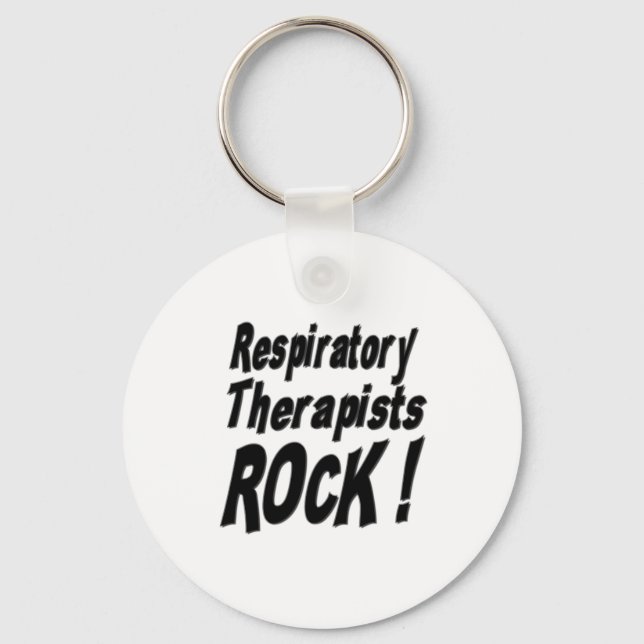 Terapistas Respiratórios Rock! Chaveiro (Frente)