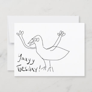 Terça-feira! Cartão Postal