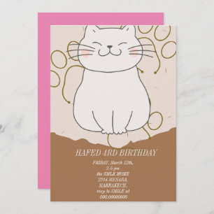 Terceiro Convite de Aniversário do 3º Y Sujo