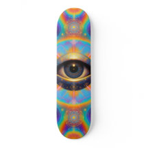 Tercer Olho Psicodélico Skateboard – Geometria Sag