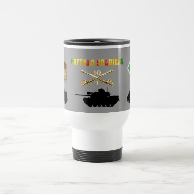 Térmica 1/10th Caneca dos AFVs dos soldados do búfalo da (Centro)