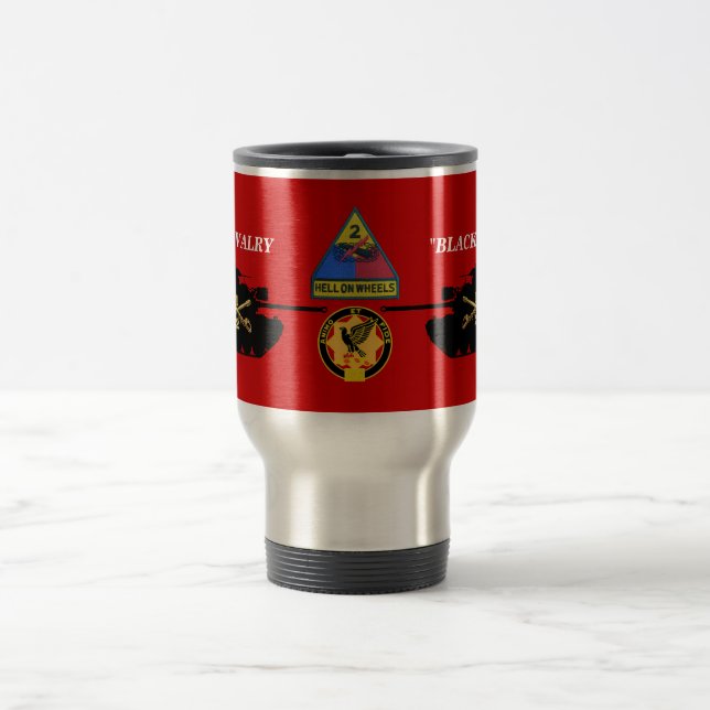 Térmica 2/1st Caneca da cavalaria M48A3 Patton (Centro)