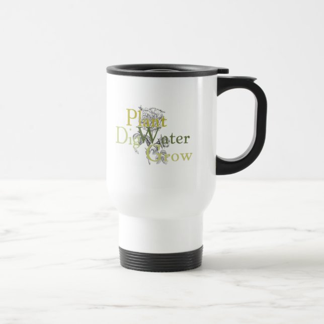 Térmica A água da planta da escavação cresce a caneca da (Direita)