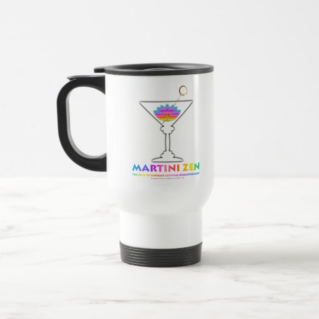 Térmica A Caminho da Iluminação do Coquetel Caneca de Viag (Esquerda)