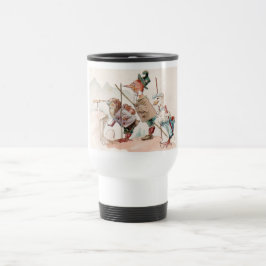 Térmica A caneca do Birder - pássaros antropomórficos do