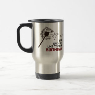 Térmica A caneca do projeto do aniversário