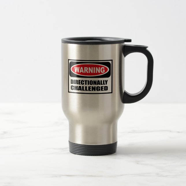 Térmica Advertindo a caneca DIRECIONAL DESAFIADA (Direita)