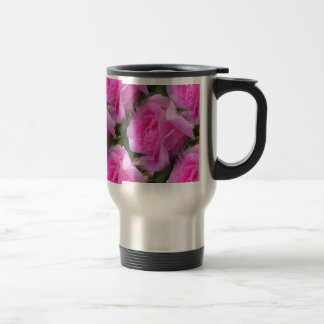 Térmica Apenas uma caneca bonito com rosas