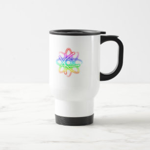 Térmica Átomo de incandescência colorido - caneca