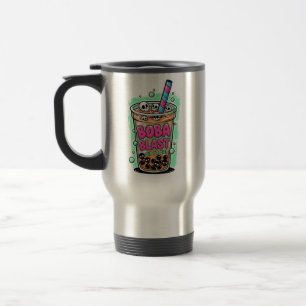 Térmica Boba Blast – Beba ou Morra! Caneca de Viagem/Diári