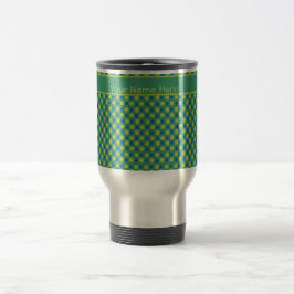 Térmica Bolinhas feitas sob encomenda da caneca de viagem,