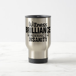 Térmica BRILLIANCE VS INSANITY caneca personalizada - esco