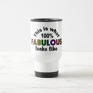 Térmica Caneca 100% FABULOSA - escolha estilo e cor