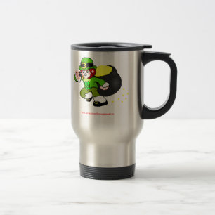 Térmica Caneca 5 do Leprechaun do pixel