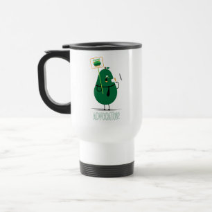 Térmica Caneca Advocator Guac Piada de Comida Divertida e