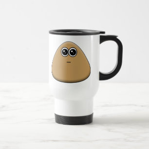 Térmica Caneca alta com fome de Pou