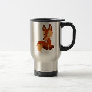 Térmica Caneca astuto bonito da viagem ao trabalho do Fox