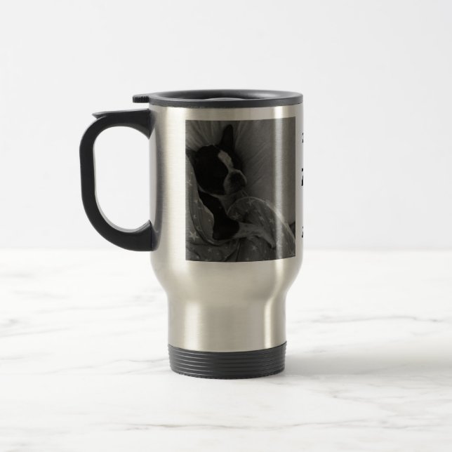Térmica Caneca bonito do sono Boston Terrier (Esquerda)
