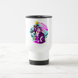 Térmica Caneca Campeã do Gato Sortudo – Arte Pop Japonesa