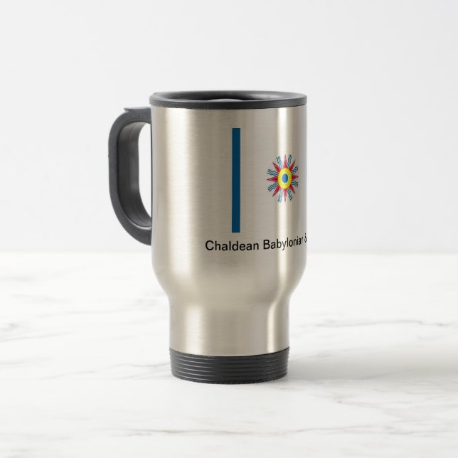 Térmica Caneca Chaldean da bandeira (Frente Esquerda)