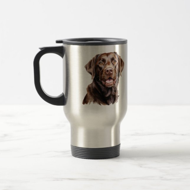 Térmica Caneca Clássica Chocolate Labrador Retriever, 330  (Esquerda)