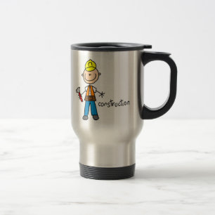 Térmica Caneca com Desenho de Pau de Construção