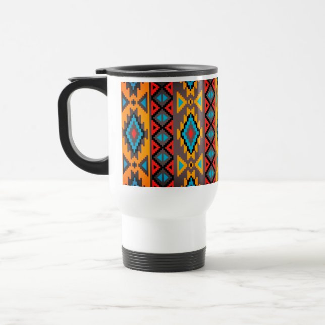 Térmica Caneca com padrão geométrico (Esquerda)