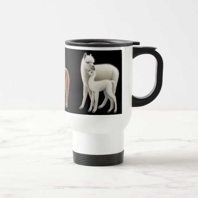 Térmica Caneca da família da alpaca (Direita)