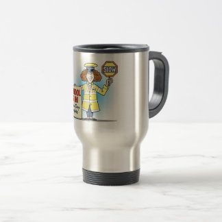 Térmica Caneca da guarda de cruzamento da escola