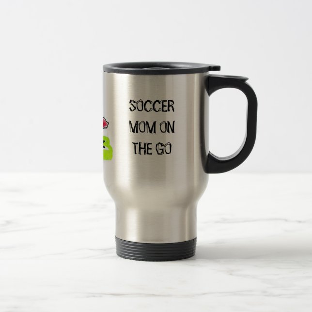 Térmica Caneca da mamã do futebol (Direita)